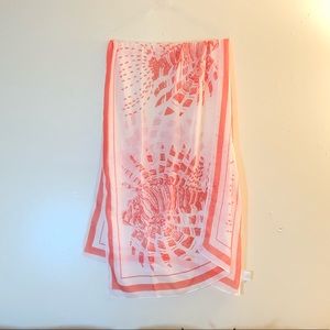 NWOT Coral Scarf